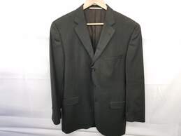 Burberry London 'Bond Street' Grey Wool Blazer Coat Men's Size 42 Long