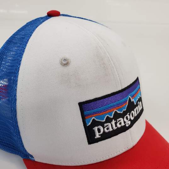 Patagonia P-6 Logo Adjustable Trucker Hat image number 5