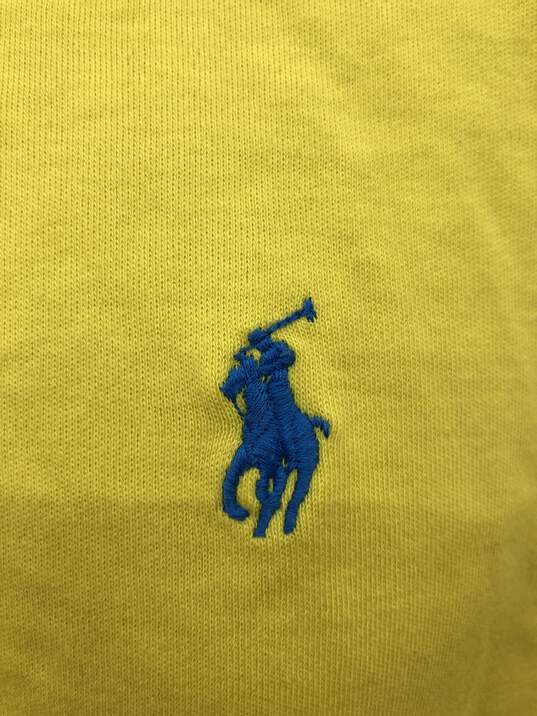 Men's Sz M Yellow Casual Polo Shirt image number 2