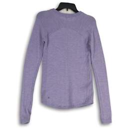 Lululemon Womens Lavender Crew Neck Long Sleeve Pullover T-Shirt Size 4 alternative image
