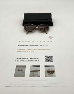 Valentino 4039 Prescription Gradient Brown Sunglasses With Case
