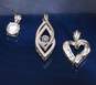 Assortment of 3 Sterling Silver Pendants - 5.1g image number 2
