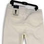 NWT Womens White Comfort Denim Light Wash Pockets Skinny Leg Jeans Size 16 image number 4