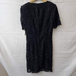 Pendleton Black Floral Lace Dress Size 6 alternative image