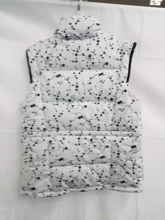 Nike ACG White and Black Polka-Dot Puffer Vest SZ S NWT image number 2