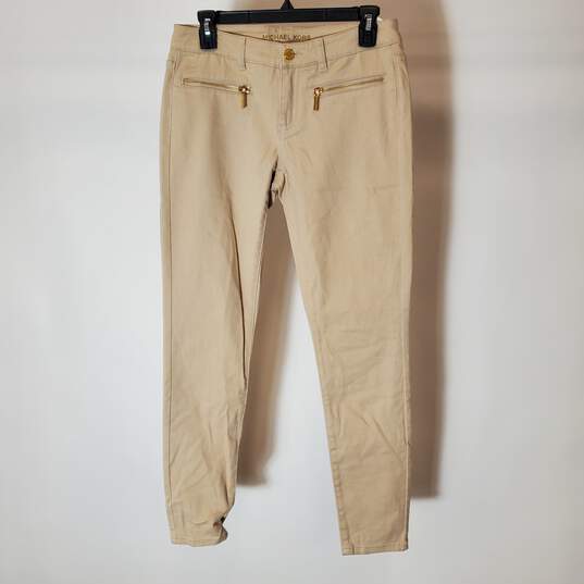 Michael Kors Women Tan Jeans Sz 2 image number 1