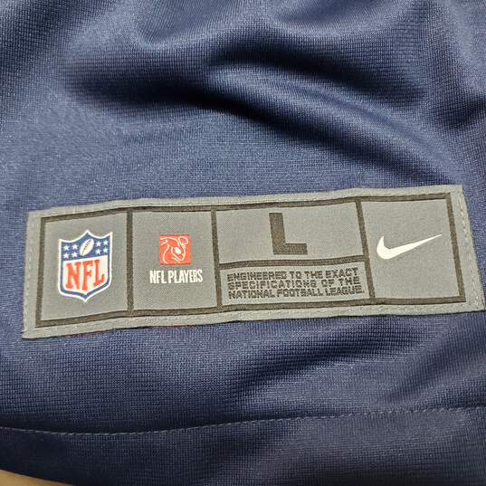 Nike New England Patriots Jones NFL Football Jersey Men's LG image number 5