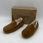 NIB Men's Tipton 1105893W Brown Suede Round Toe Slip-On Slippers Size 10 image number 4