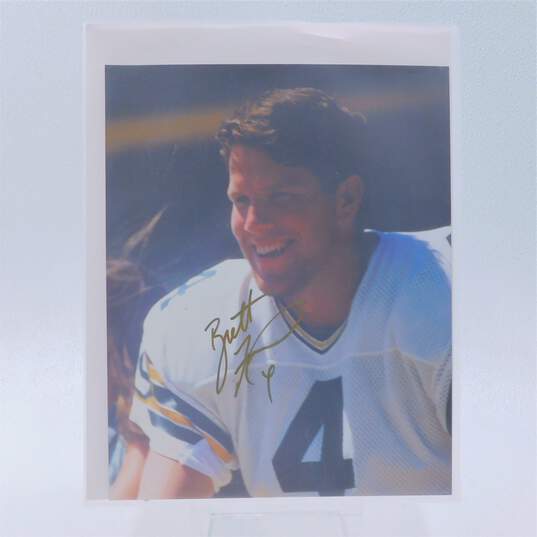 HOF Brett Favre Autographed 8x10 Green Bay Packers image number 3