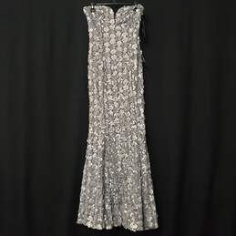 Lulus Women Silver Sparkle Dress M NWT