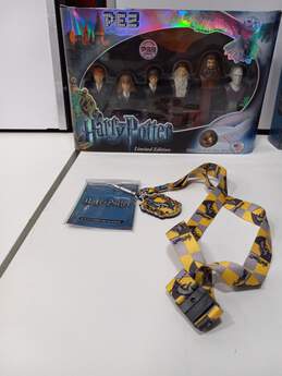 Harry Potter Board Games, Lanyard, & Pez Candy Dispensers 4pc Lot alternative image
