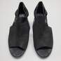 WOMEN'S EILEEN FISHER BLACK ANKLE PEEP TOE BOOTIES SIZE 7 image number 3