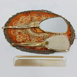 Vintage Hairbrush Mirror Comb Bundle
