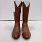 Men's Brown Tony Lama Marbled  Chocolate Leather Western Boots Size 6 1/2D NWT image number 4