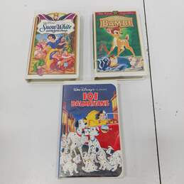 Disney Masterpiece Collection VHS Tape Bundle of 3