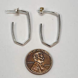 Designer Kendra Scott 925 Sterling Silver Fashionable Hoop Earrings alternative image