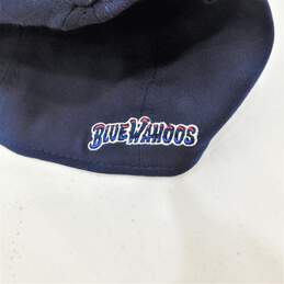 Pensacola Blue Wahoo MiLB New Era 39-30 Navy Stretch Fit Baseball Cap Hat Size 4XL alternative image