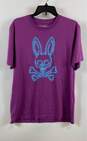 Psycho Bunny Women's Purple Graphic T-Shirt- Sz 6 image number 1