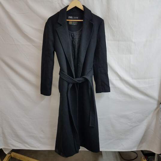 Zara Wool Blend Coat Women's Size Extra Large image number 1