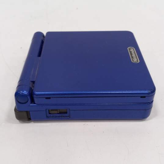 Blue Nintendo Game Boy Advance SP Gaming Console In Caring Case With 12 Games image number 8