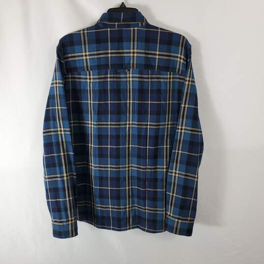 7 For All Mankind Men Plaid Button Up M NWT image number 2