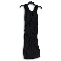 Nicole Miller Womens Black Scoop Neck Sleeveless Pullover Maxi Dress Size 4 alternative image