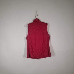 NWT Womens Zipper Pocket Sleeveless Full-Zip Quilted Vest Size Medium alternative image