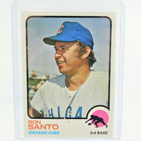 1973 HOF Ron Santo Topps #115 Chicago Cubs image number 1