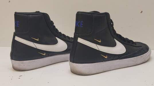 Nike Blazer Mid 77 SE Sisterhood Women's Size 10 Sneakers Black Gold image number 4