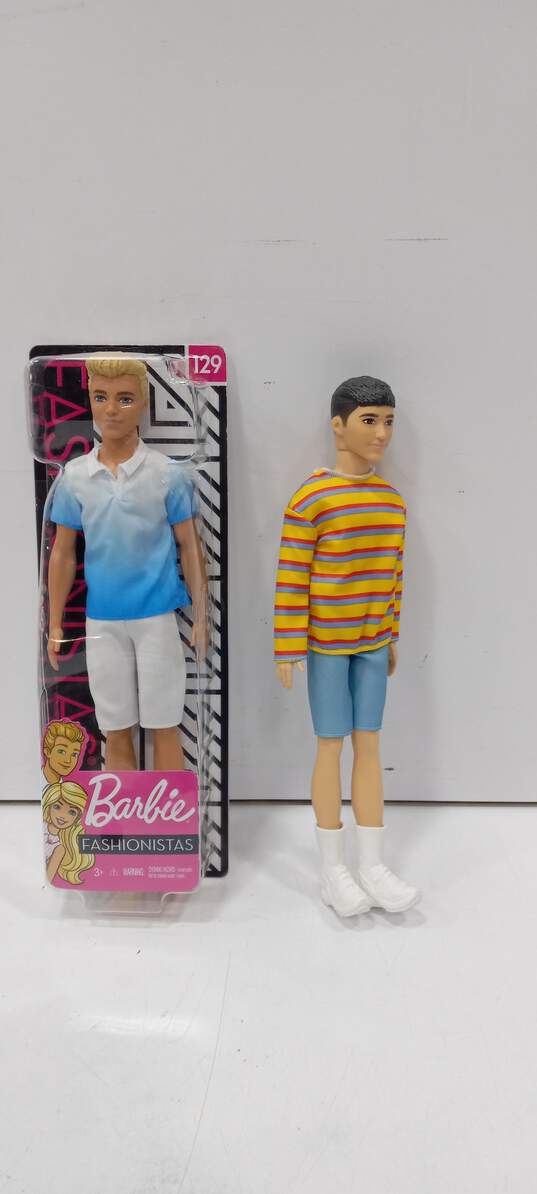 Set of Two Ken Barbie Dolls image number 1