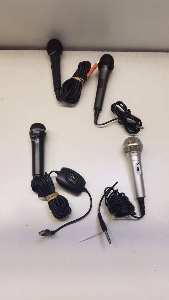 Bundle of 4 Assorted Microphones image number 1