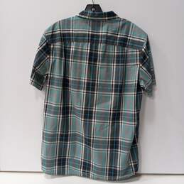 The north Face Plaid Pattern Button Down Short Sleeve Shirt Size Large alternative image