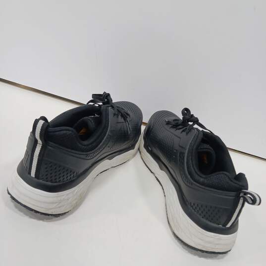 Black & White Skechers Shoes Size W8 image number 3