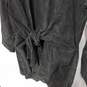 Colleen Lopez My Favorite Things Black Suede Leather Coat Size Medium image number 3