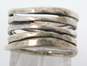 James Avery 925 Sterling Silver Textured Multi Band Chunky Ring 6.3g image number 1