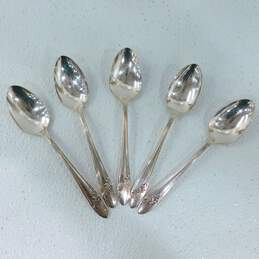 Set of 10 Oneida Community Silver-plated QUEEN BESS II  Dinner Spoons alternative image
