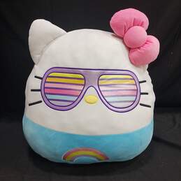 Squishmallows Hello Kitty in Rainbow Sunglasses - 20in Jumbo Plush Toy