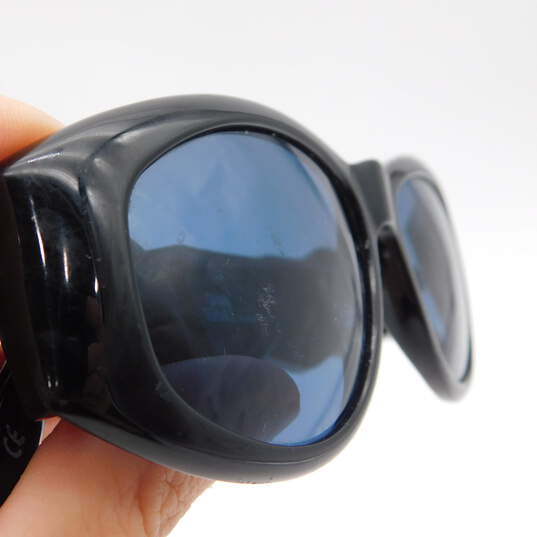 Gianni Versace Black Silver Medusa Sunglasses image number 17
