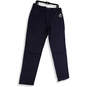 NWT Mens Blue Stretch Flat Front Pockets Straight Leg Dress Pants Sz 36X34 image number 3