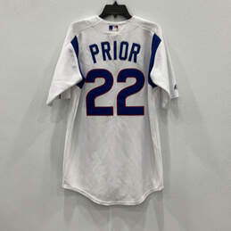 Mens White Blue NBA Chicago Cubs Mark Prior #22 Basketball Jersey Size M alternative image