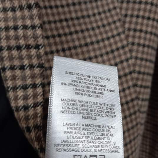 Express Brown Plaid Blazer Suit Jacket Size Medium - NWT image number 5