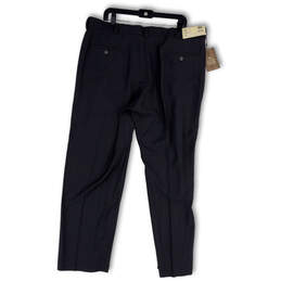 NWT Mens Blue Classic Fit Comfort Waist Slash Pocke Dress Pants Size 40X30 alternative image