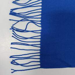Women's Blue Cashmere Scarf alternative image