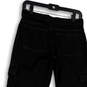 Womens Black Pockets Stretch Straight Leg Regular Fit Cargo Pants Size 16 image number 4