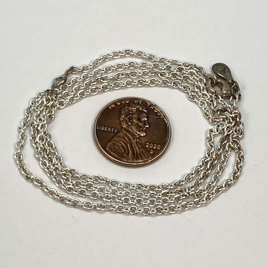 Designer Pandora 925 ALE Sterling Silver Lobster Clasp Link Chain Necklace image number 2