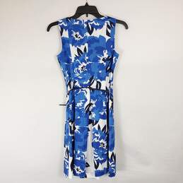 Tommy Hilfiger Women Blue Floral Sleeveless Dress NWT sz 0 alternative image