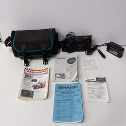 Vintage Sharp Viewcam Camcorder with Travel Bag