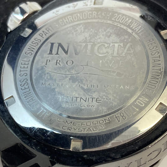 Designer Invicta 17084 Pro Diver Chronograph Round Dial Analog Wristwatch image number 4