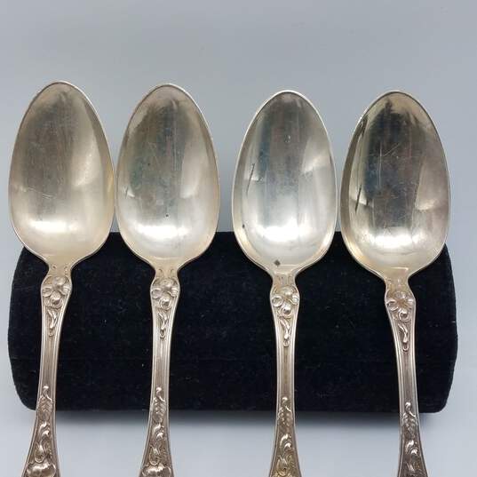 R Wallace & Son Sterling Silver Monogrammed Spoon Bundle 4pcs 63.8g image number 5