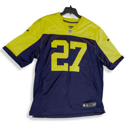 Mens Yellow Blue Green Bay Packers Eddie Lacy #27 NFL Football Jersey Sz XL
